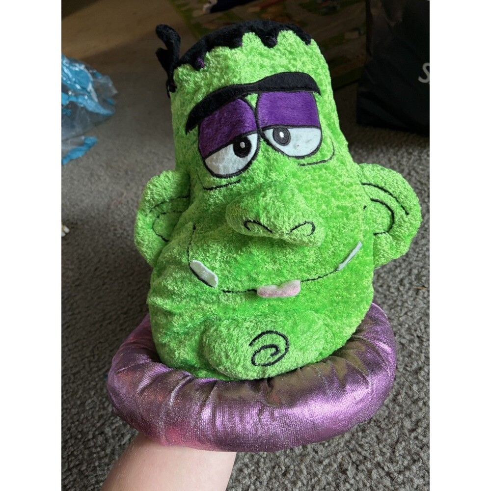 Vintage Happy Haunters Frankenstein Monster Plush Hat Halloween Costume Rare HTF